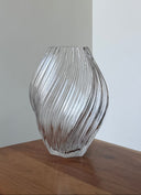 Twisted Glass Vase Large