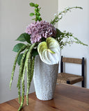 Hydrangea and Anthurium Purple Bouquet