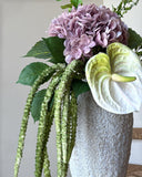 Hydrangea and Anthurium Purple Bouquet