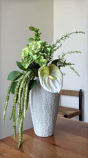 Hydrangea and Anthurium Green Bouquet