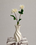Artificial Dahlia flower - White