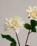 Artificial Dahlia flower - White