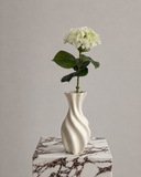 Artificial Hydrangea Flower - White/Green