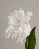 Artificial Large Parrot Tulip - White