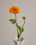Artificial Large Poppy - Orange