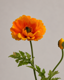 Artificial Large Poppy - Orange