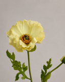 Artificial Large Poppy Flowers - White