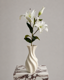 Artificial Majestic Lily Flowers - White