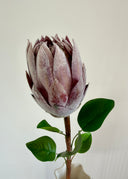 Artificial King Protea Flower - Red