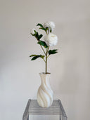 Artificial Peony Flower - White
