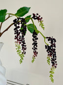 Artificial Pokeweed Flower - Purple