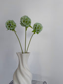 Artificial Scabiosa Seed Pod Flower - Light Green
