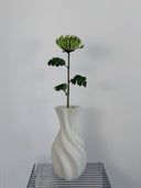 Artificial Semi-Cactus Dahlia Flower -Green