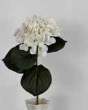 Artificial Hydrangea Flower - White
