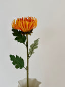 Artificial Semi-Cactus Dahlia Flower - Orange