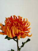 Artificial Semi-Cactus Dahlia Flower - Orange