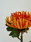 Artificial Semi-Cactus Dahlia Flower - Orange