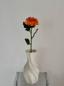 Artificial Semi-Cactus Dahlia Flower - Orange