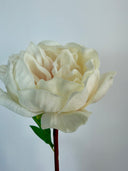 Artificial Large Peony Flower - White