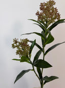Artificial Skimmia Berry Branch - Pink