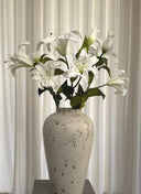 Artificial Majestic Lily Flowers - White